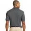 Хлопковая мужская серая классическая футболка поло Port Authority Men's Pique Knit Polo Steel Grey - Хлопковая мужская серая классическая футболка поло Port Authority Men's Pique Knit Polo Steel Grey