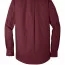 Бордовая рубашка с длинным рукавом Port Authority Long Sleeve Carefree Poplin Shirt Burgundy W100 - Бордовая рубашка с длинным рукавом Port Authority Long Sleeve Carefree Poplin Shirt W100
