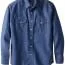 Wrangler Men's Authentic Cowboy Cut Work Western Long-Sleeve Shirt # Indigo - A1XyfMXPFgL._UL1500_.jpg