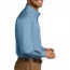 Голубая рубашка с длинным рукавом Port Authority Long Sleeve Carefree Poplin Shirt Carolina Blue W100 - Голубая рубашка с длинным рукавом Port Authority Long Sleeve Carefree Poplin Shirt Carolina Blue W100