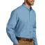 Голубая рубашка с длинным рукавом Port Authority Long Sleeve Carefree Poplin Shirt Carolina Blue W100 - Голубая рубашка с длинным рукавом Port Authority Long Sleeve Carefree Poplin Shirt Carolina Blue W100