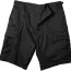 Шорты комбат черные Rothco BDU Short Black 65206 - Шорты комбат Rothco BDU Short Black 65206