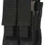 Подсумок черный для двух пистолетных магазинов Rothco MOLLE Double Pistol Mag Pouch Black 51002 - Черный подсумок молле для двух пистолетных магазинов 9 мм Rothco MOLLE Double Pistol Mag Pouch Black 51002