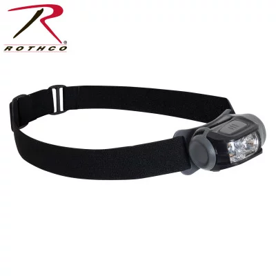 Налобный фонарь с с LED-лампой CREE мощностью 2 Вт и тремя режимами работы Rothco Cree LED Headlamp 2038, фото