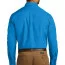 Светло-синяя рубашка с длинным рукавом Port Authority Long Sleeve Carefree Poplin Shirt Coastal Blue W100 - Светло-синяя рубашка с длинным рукавом Port Authority Long Sleeve Carefree Poplin Shirt Coastal Blue W100