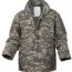 Куртка с утепляющей подстежкой армейский цифровой камуфляж Rothco M-65 Field Jacket ACU Digital Camo 8540 - Куртка с утепляющей подстежкой Rothco M-65 Field Jacket ACU Digital Camo - 8540