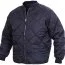 Cтеганная летная темно-cиняя куртка американского образца Rothco Diamond Nylon Quilted Flight Jacket Navy Blue 7160 - Cтеганная летная темно-cиняя куртка американского образца Rothco Diamond Nylon Quilted Flight Jacket Navy Blue 7160