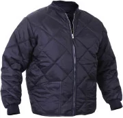 Rothco Diamond Nylon Quilted Flight Jacket Navy Blue 7160