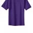 Хлопковая мужская фиолетовая классическая футболка поло Port Authority Men's Pique Knit Polo Purple - Классическая фиолетовая хлопковая футболка поло Port Authority Men's Pique Knit Polo Purple