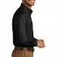Черная рубашка с длинным рукавом Port Authority Long Sleeve Carefree Poplin Shirt Deep Black W100 - Черная рубашка с длинным рукавом Port Authority Long Sleeve Carefree Poplin Shirt Deep Black W100