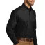 Черная рубашка с длинным рукавом Port Authority Long Sleeve Carefree Poplin Shirt Deep Black W100 - Черная рубашка с длинным рукавом Port Authority Long Sleeve Carefree Poplin Shirt Deep Black W100