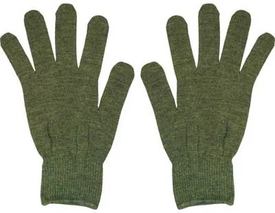 Полипропиленовые американские черные вязаные перчатки-подклад Rothco G.I. Polypropylene Glove Liners Olive Drab 8413, фото