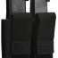 Черный подсумок молле для двух пистолетных магазинов с рамой 9 мм Rothco MOLLE Double Pistol Mag Pouch w/ Insert Black 51001 - Черный подсумок молле для двух пистолетных магазинов с рамой 9 мм Rothco MOLLE Double Pistol Mag Pouch w/ Insert Black 51001