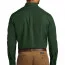 Зеленая рубашка с длинным рукавом Port Authority Long Sleeve Carefree Poplin Shirt Deep Forest Green W100 - Зеленая рубашка с длинным рукавом Port Authority Long Sleeve Carefree Poplin Shirt Deep Forest Green W100