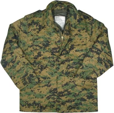 Куртка с утепляющей подстежкой Rothco лесной цифровой камуфляж M-65 Field Jacket Woodland Digital Camo 8590, фото