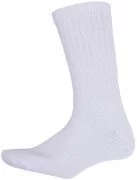 Elder Hosiery Athletic Crew Socks White 6439