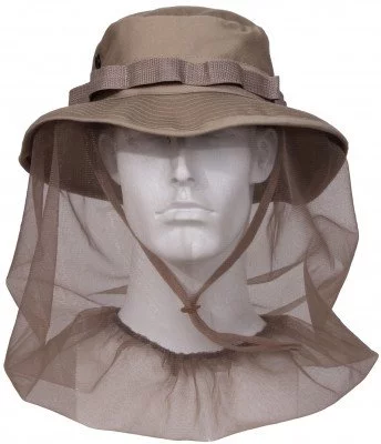 Панама хаки с антимоскитной сеткой Rothco Boonie Hat With Mosquito Netting Khaki 5583, фото