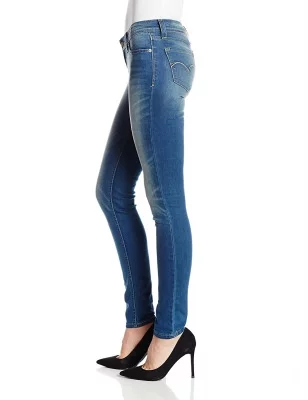 Levi's Women's Low Rise Demi Curve Skinny Jean Scenic Blue - 064010209, фото