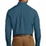 Синяя рубашка с длинным рукавом Port Authority Long Sleeve Carefree Poplin Shirt Dusty Blue W100 - Синяя рубашка с длинным рукавом Port Authority Long Sleeve Carefree Poplin Shirt Dusty Blue W100
