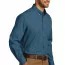 Синяя рубашка с длинным рукавом Port Authority Long Sleeve Carefree Poplin Shirt Dusty Blue W100 - Синяя рубашка с длинным рукавом Port Authority Long Sleeve Carefree Poplin Shirt Dusty Blue W100