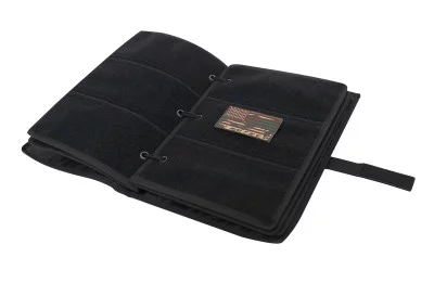 Книга-папка​ черная для хранения нашивок Rothco Hook & Loop Patch Book Black 90211, фото