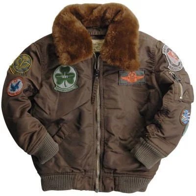 Куртка детская Alpha Industries Boys Maverick Jacket Cocoa, фото