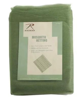 Антимоскитная оливковая сетка армейского образца G.I. Type Mosquito Netting Olive Drab 8089, фото