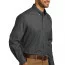Темно-серая рубашка с длинным рукавом Port Authority Long Sleeve Carefree Poplin Shirt Graphite W100 - Темно-серая рубашка с длинным рукавом Port Authority Long Sleeve Carefree Poplin Shirt Graphite W100