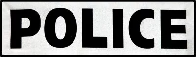 Световозвращающая полицейская нашивка "POLICE" Rothco Reflective Police Patch 1920, фото