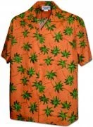 Men's Hawaiian Shirts Allover Prints - 410-3892 Orange