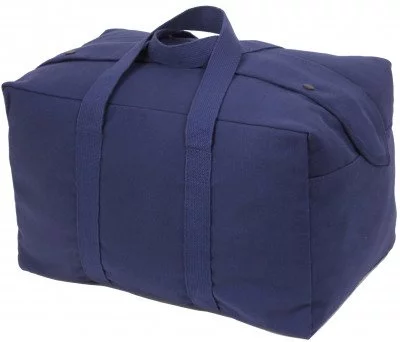 Сумка грузовая Rothco Canvas Small Parachute Cargo Bag Navy Blue 8103, фото