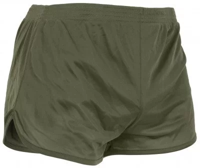 Тренировочные оливковые шорты рейнджеров Rothco Ranger P/T Shorts Olive Drab 70032, фото