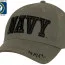 Лицензированная оливковая бейсболка Военно-Морского Флота США Rothco Deluxe Navy Low Profile Cap Olive Drab 3941 - Лицензированная оливковая бейсболка Военно-Морского Флота США Rothco Deluxe Navy Low Profile Cap Olive Drab 3941
