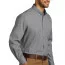 Светло-серая рубашка с длинным рукавом Port Authority Long Sleeve Carefree Poplin Shirt Gusty Grey W100 - Светло-серая рубашка с длинным рукавом Port Authority Long Sleeve Carefree Poplin Shirt Gusty Grey W100