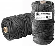 Rothco Nylon Paracord 550lb 300 Ft Tube Black 138