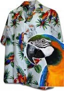 Men's Hawaiian Shirts Allover Prints - 410-3531 White