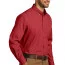 Красная рубашка с длинным рукавом Port Authority Long Sleeve Carefree Poplin Shirt Rich Red W100 - Красная рубашка с длинным рукавом Port Authority Long Sleeve Carefree Poplin Shirt Rich Red W100