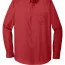 Красная рубашка с длинным рукавом Port Authority Long Sleeve Carefree Poplin Shirt Rich Red W100 - Красная рубашка с длинным рукавом Port Authority Long Sleeve Carefree Poplin Shirt Rich Red W100