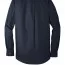 Темно-синяя рубашка с длинным рукавом Port Authority Long Sleeve Carefree Poplin Shirt River Blue NavyW100 - Темно-синяя рубашка с длинным рукавом Port Authority Long Sleeve Carefree Poplin Shirt River Blue NavyW100