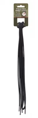 Шнурки черные из паракорда Rothco Paracord Boot Laces Black 2179, фото