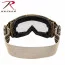 Противоосколочные койотовые баллистические очки прозрачная линза Rothco OTG Ballistic Goggles Clear Lens (ANSI) 1732 - Противоосколочные койотовые баллистические гоглы Rothco OTG Ballistic Goggles Clear Lens (ANSI) 1732