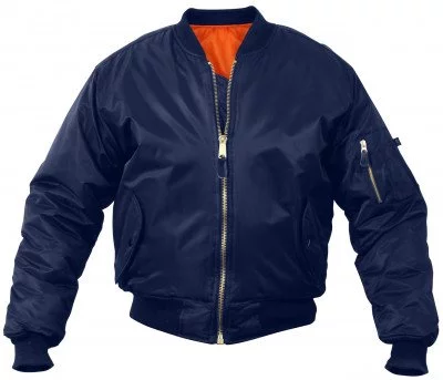 Детская синяя летная куртка Rothco MA-1 образца ВВС США Rothco Kids MA-1 Flight Jackets Navy 7312 , фото