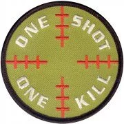 Rothco One Shot One Kill Morale Patch 72186