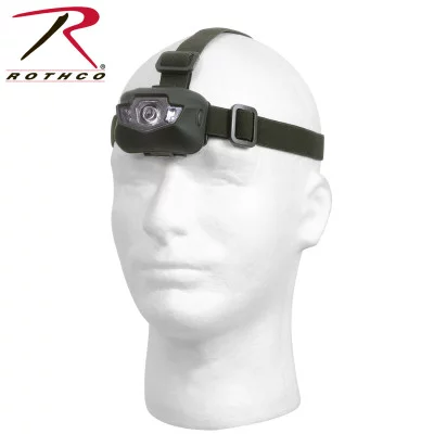 Налобный фонарь с 5 светодиодами с тремя режимами работы Rothco 5 Bulb LED Headlamp, фото