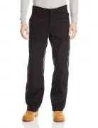 Red Kap Men's Double Knee No-Scratch Pants Black