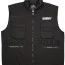 Жилет черный многофункциональный с капюшоном с надписями SECURITY Rothco Security Ranger Vest 7457 - Жилет многофункциональный с капюшоном с надписями SECURITY Rothco Security Ranger Vest 7457