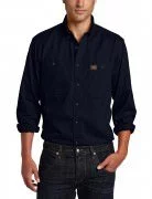 Wrangler Men's RIGGS Workwear® Twill Work Shirt # Navy
