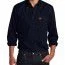 Wrangler Men's RIGGS Workwear® Twill Work Shirt # Navy - 81xdL08GDwL._UL1500_.jpg