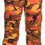 Оранжевые женские камуфлированные брюки Rothco Womens Paratrooper Pant Savage Orange Camo 3784 - Оранжевые женские камуфлированные брюки Rothco Womens Paratrooper Pant Savage Orange Camo 3784