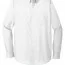 Белая рубашка с длинным рукавом Port Authority Long Sleeve Carefree Poplin Shirt White W100 - Белая рубашка с длинным рукавом Port Authority Long Sleeve Carefree Poplin Shirt White W100